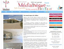 Tablet Screenshot of mediatheque.lormont.fr